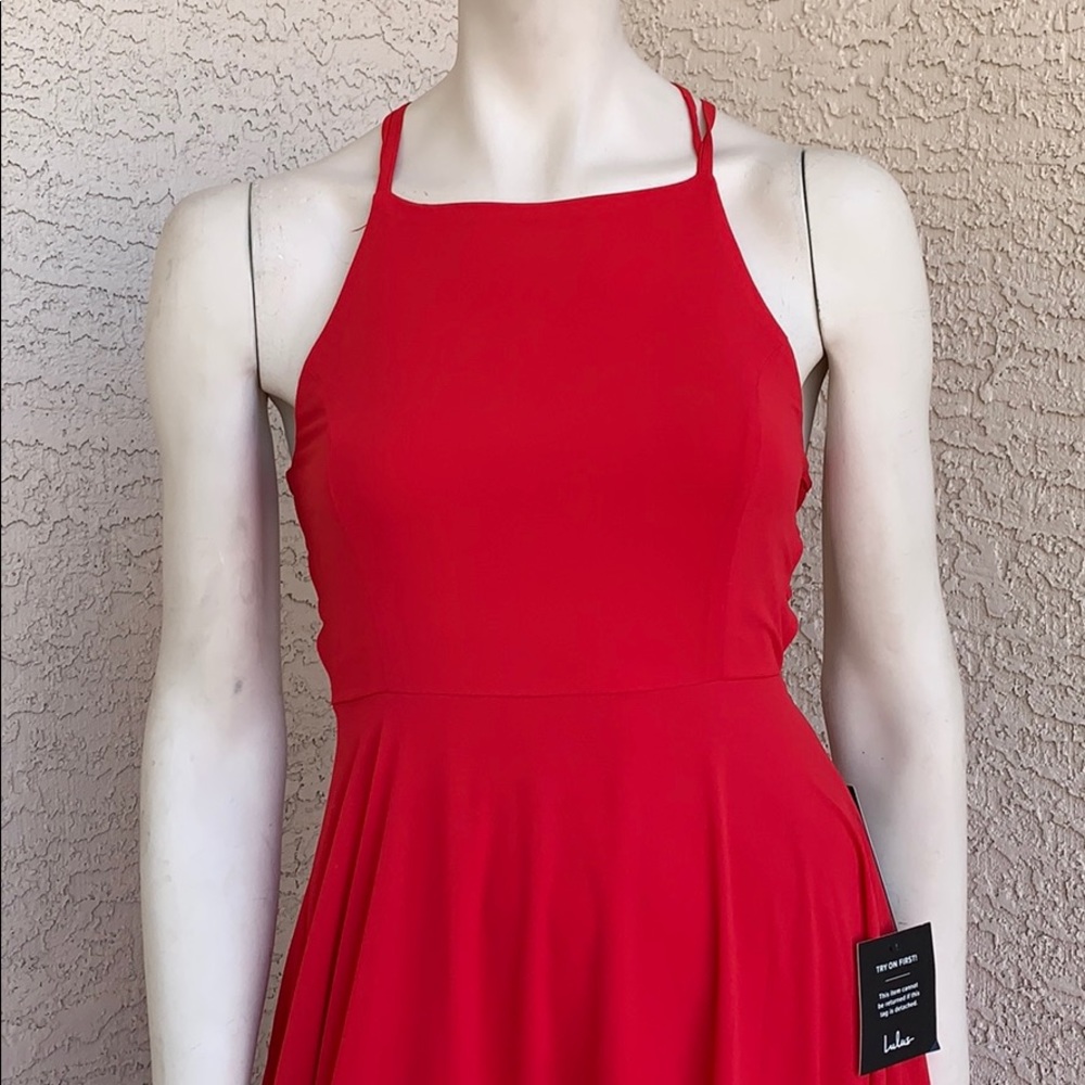Lulus Red Dress - Picture 8 of 15